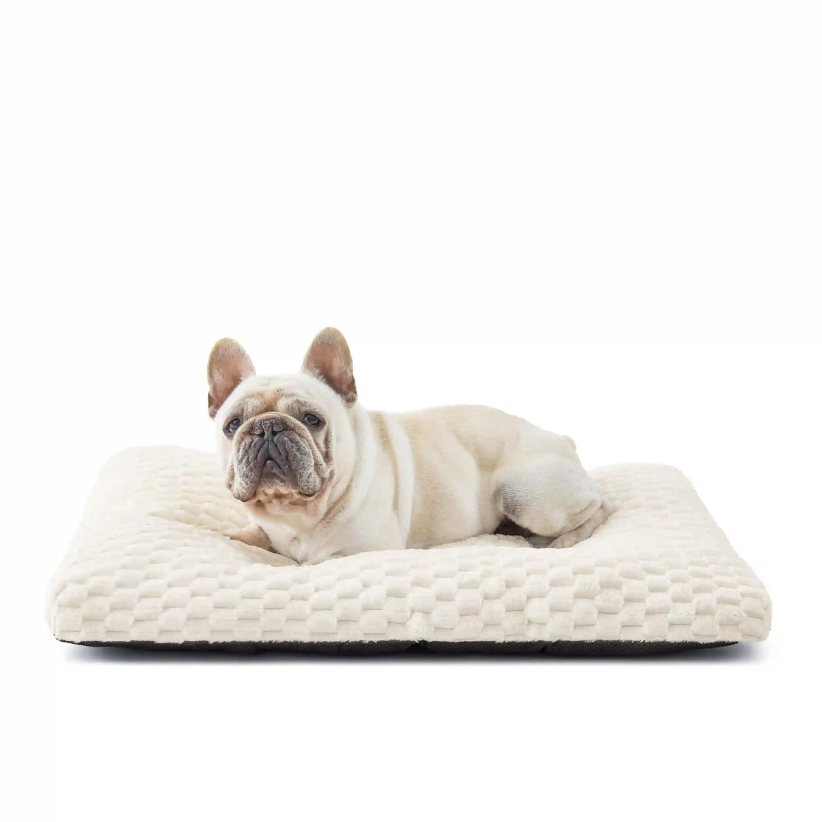 Soft Bubble Fleece Dog Bed