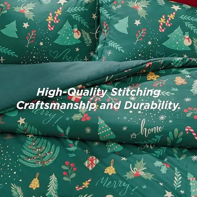 Christmas Plaid Comforter Set