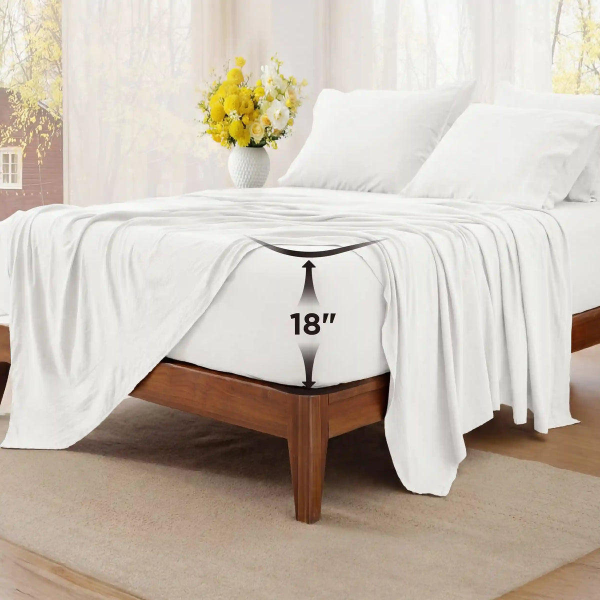 6-Pieces Extra Deep Sheet Set