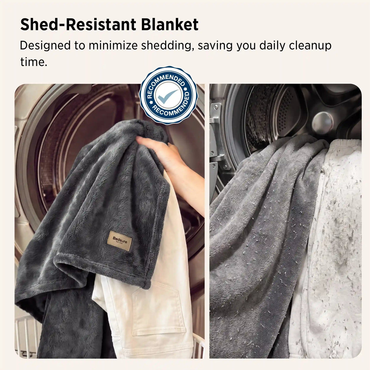 Shed-Resistant & Anti-Static Blanket