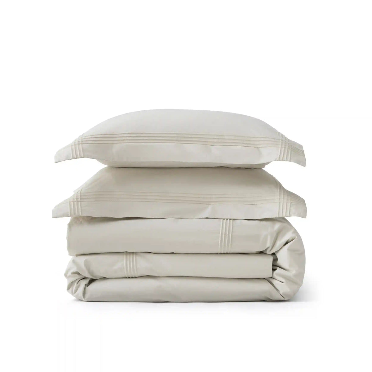 Cotton Embroidered Hotel Duvet Cover Set